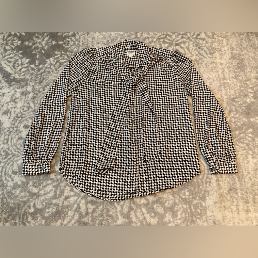 J. Crew Houndstooth Shirt